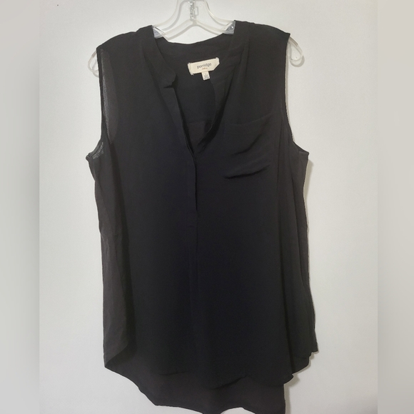 By Anthropologie Tops - Anthropology's Porridge crepe sleeveless top women's L #2732